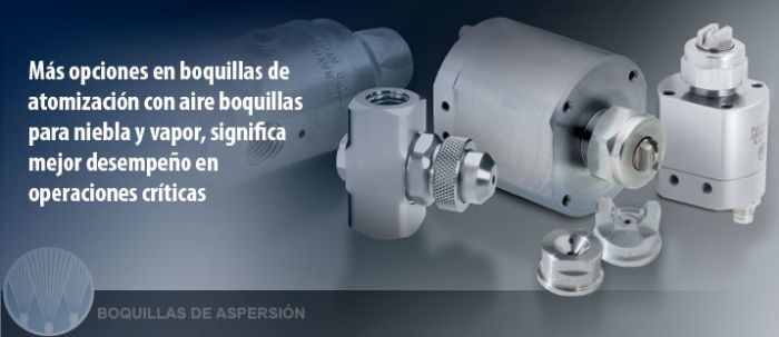 BOQUILLAS ATOMIZACION CON AIRE 